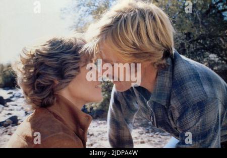 FONDA,REDFORD, THE ELECTRIC HORSEMAN, 1979 Stock Photo