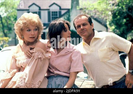 MACLAINE,WINGER,NICHOLSON, TERMS OF ENDEARMENT, 1983 Stock Photo