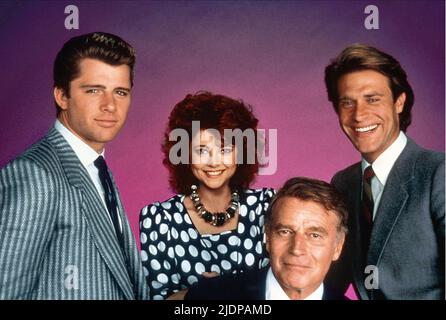 CAULFIELD,SAMMS,HESTON,JAMES, THE COLBYS, 1985 Stock Photo