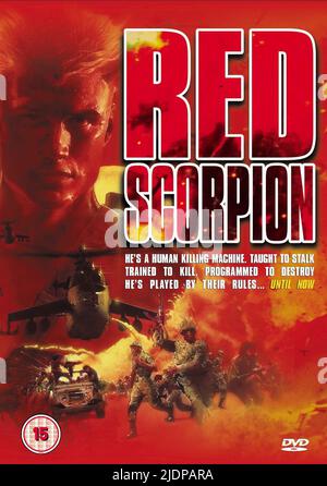 DOLPH LUNDGREN POSTER, RED SCORPION, 1988 Stock Photo