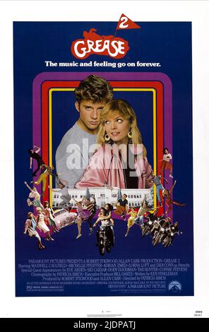 CAULFIELD,POSTER, GREASE 2, 1982 Stock Photo