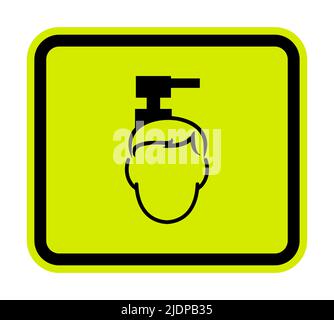 Beware Overhead Hazard Symbol Isolate On White Background,Vector Illustration EPS.10 Stock Vector