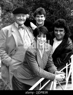 LOGAN,SUTTON,JURY,MCSHANE, LOVEJOY, 1986 Stock Photo