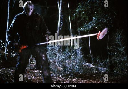 KANE HODDER AS JASON, FRIDAY THE 13TH PART VII: THE NEW BLOOD, 1988 Stock Photo