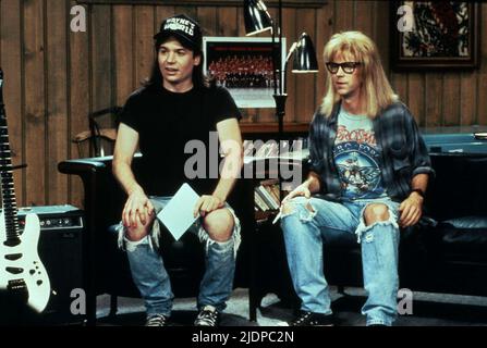 MYERS,CARVEY, WAYNE'S WORLD, 1992 Stock Photo