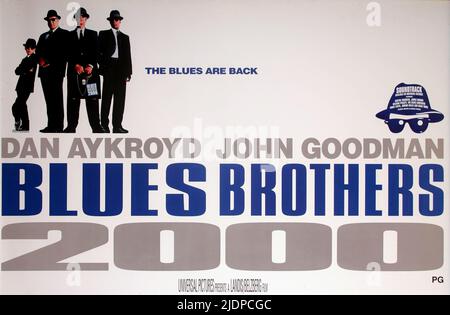 BONIFANT,GOODMAN,AYKROYD,POSTER, BLUES BROTHERS 2000, 1998 Stock Photo