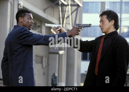 TUCKER,CHAN, RUSH HOUR, 1998 Stock Photo