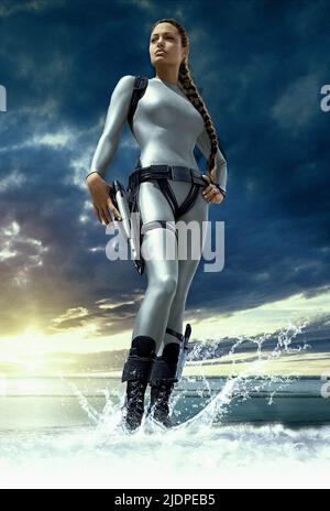 ANGELINA JOLIE, LARA CROFT TOMB RAIDER: THE CRADLE OF LIFE, 2003 Stock Photo