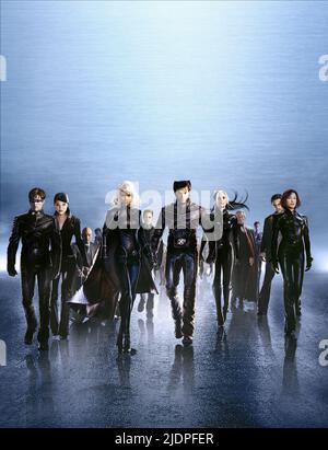 MARSDEN,HU,STEWART,BERRY,ASHMORE,JACKMAN,MCKELLEN,ROMIJN-STAMOS,STANFORD,JANSSEN, X-MEN 2, 2003 Stock Photo