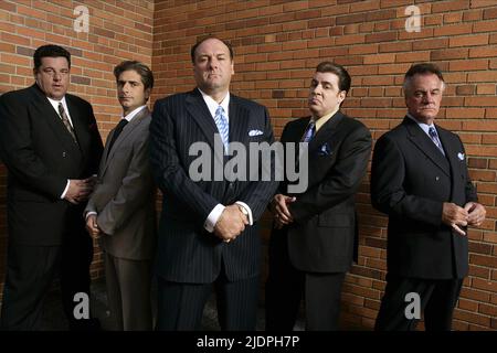 SCHIRRIPA,IMPERIOLI,GANDOLFINI,ZANDT,SIRICO, THE SOPRANOS : SEASON 6, 2007, Stock Photo