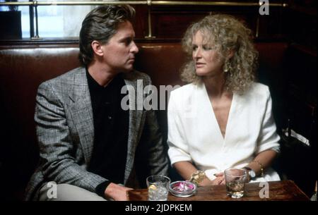 DOUGLAS,CLOSE, FATAL ATTRACTION, 1987 Stock Photo