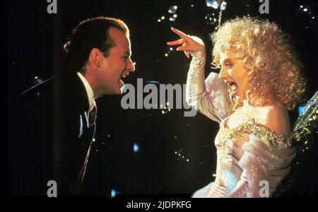 MURRAY,KANE, SCROOGED, 1988 Stock Photo