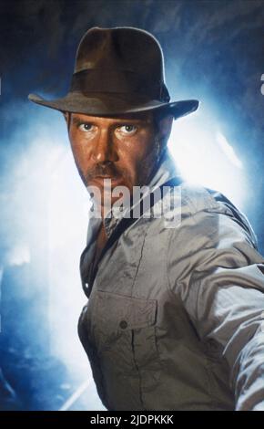 HARRISON FORD, INDIANA JONES AND THE TEMPLE OF DOOM, 1984 Stock Photo