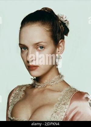 UMA THURMAN, DANGEROUS LIAISONS, 1988 Stock Photo