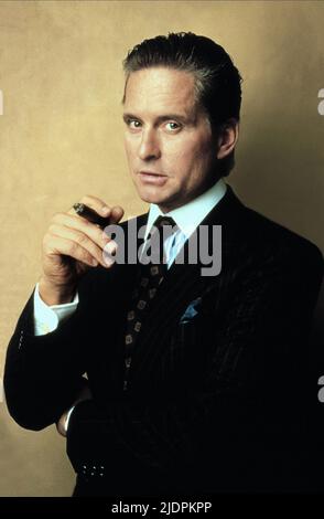 MICHAEL DOUGLAS, WALL STREET, 1987 Stock Photo