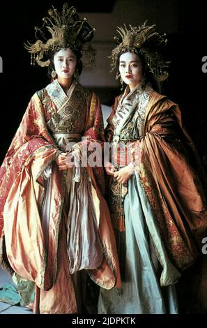 WOMEN IN TRADITIONAL DRESS, THE LAST EMPEROR, 1987 Stock Photo