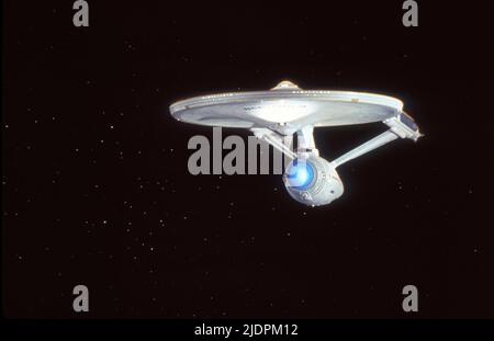 USS ENTERPRISE NCC-1701-A, STAR TREK V: THE FINAL FRONTIER, 1989 Stock Photo