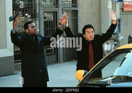 TUCKER,CHAN, RUSH HOUR, 1998 Stock Photo