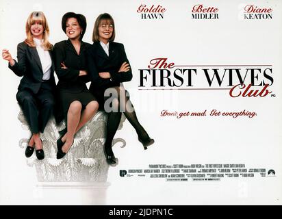 HAWN,MIDLER,KEATON, THE FIRST WIVES CLUB, 1996 Stock Photo