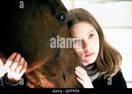 SCARLETT JOHANSSON, THE HORSE WHISPERER, 1998 Stock Photo