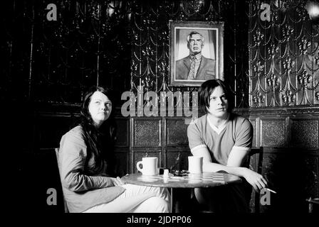 WHITE,WHITE, COFFEE AND CIGARETTES, 2003, Stock Photo