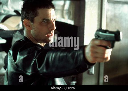 TOM CRUISE, MINORITY REPORT, 2002, Stock Photo