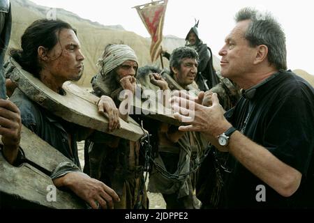 DEPP,GILLIAM, LOST IN LA MANCHA, 2002, Stock Photo