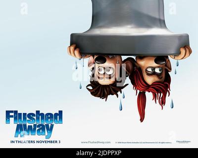 SID,POSTER, FLUSHED AWAY, 2006, Stock Photo