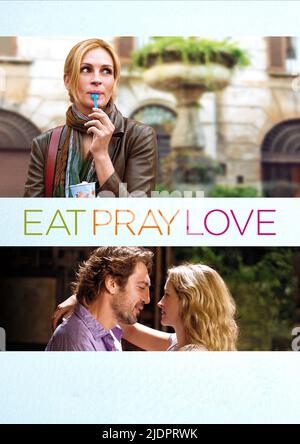BARDEM,POSTER, EAT PRAY LOVE, 2010, Stock Photo