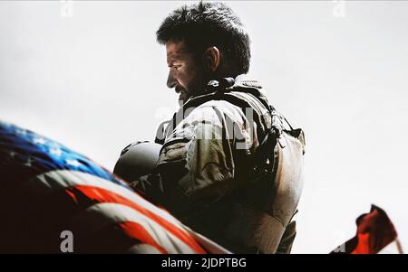 BRADLEY COOPER, AMERICAN SNIPER, 2014, Stock Photo