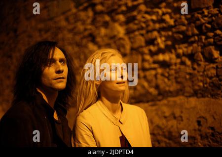 HIDDLESTON,SWINTON, ONLY LOVERS LEFT ALIVE, 2013, Stock Photo