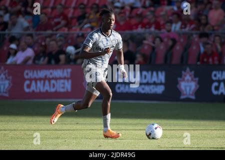 Toronto, Ontario, Canada. 22nd June, 2022. Ismael Kone (28) in action during the Canadian Championship game between Toronto FC and CF Montreal. The game ended 4-0 for Toronto FC. (Credit Image: © Angel Marchini/ZUMA Press Wire) Stock Photo