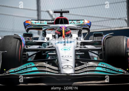 George Russell, Mercedes AMG Petronas, Miami Grand Prix 2022, Miami International Autodrome, United States Stock Photo