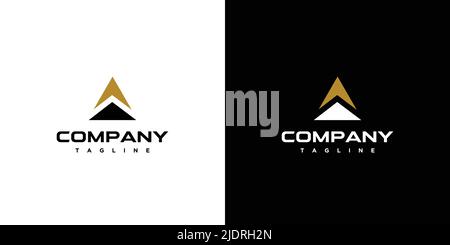 Modern and strong AW letter initials logo design Stock Vector