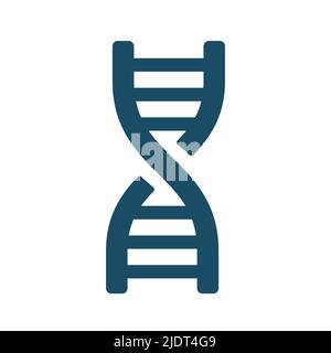 Illustration Pictogram of DNA Symbol Isolated on White Background Stock ...