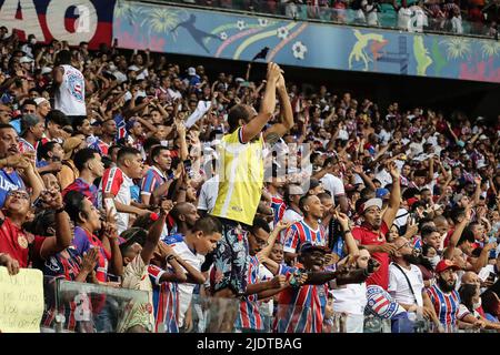 Salvador, Brazil. 22nd June, 2022. PR, a match valid for the Copa do Brasil, held at Estádio da Arena Fonte Nova, in Salvador (BA), this Wednesday (22) . Credit: Márcio Roberto/FotoArena/Alamy Live News Stock Photo