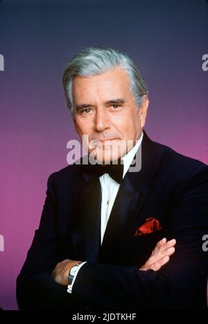 JOHN FORSYTHE in DYNASTY (1981), directed by PHILIP LEACOCK, JEROME COURTLAND and DON MEDFORD. Credit: Aaron Spelling Productions / Album Stock Photo