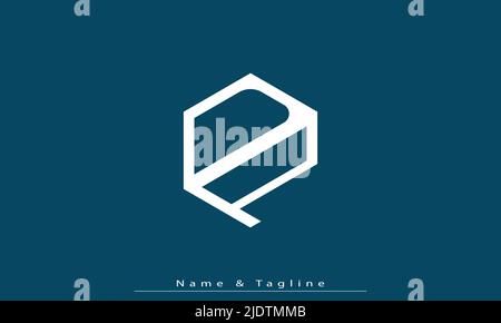 Alphabet letters Initials Monogram logo DP , PD Stock Vector