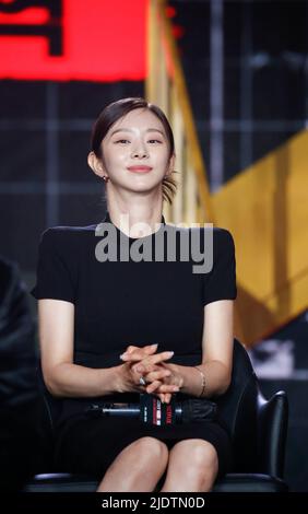 Lee Joo-Bin, June 22, 2022 : Lee Joo-Bin attends a production press ...