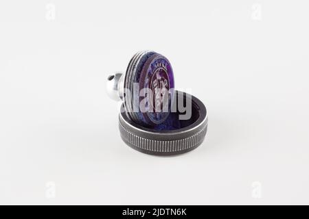 round stamp  for prescription forms and signatures isolation Stock Photo