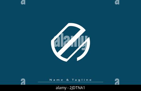 Alphabet letters Initials Monogram logo DS , SD Stock Vector