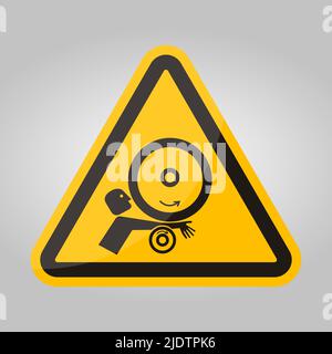 Arm in Rollers Symbol Sign Isolate On White Background,Vector Illustration EPS.10 Stock Vector