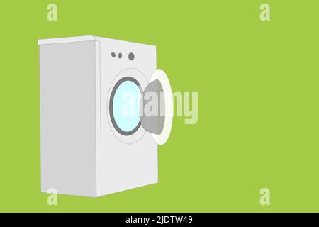 Household washing machine vector set. Clothes washer, laundry icon, home  appliances logo Stock Vector | Adobe Stock