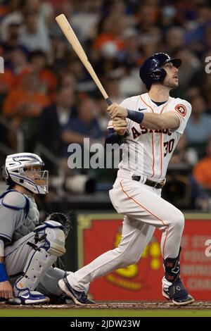 Houston Astros right fielder Kyle Tucker (30) bats in the bottom of the  second inning of the MLB game between the Houston Astros and the Seattle  Marin Stock Photo - Alamy