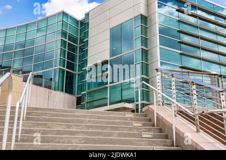 Knoxville,Tennessee, USA - May 28, 2022: Scenes around the 10 acre World Fair park downtown Knowville  It was the last successful World's Fair held in Stock Photo