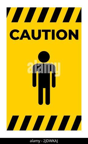 Prohibit People Allowed,Do Not Enter,No Man Entry Sign Isolate On White Background,Vector Illustration Stock Vector