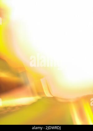 Sunny abstract fall nature landscape backdrop. Autumn leaves beautiful bokeh forest background. Stock Photo