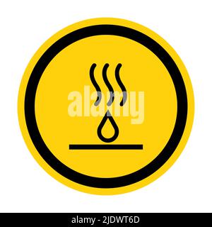 Hot Liquids Symbol Sign Isolate On White Background,Vector Illustration EPS.10 Stock Vector