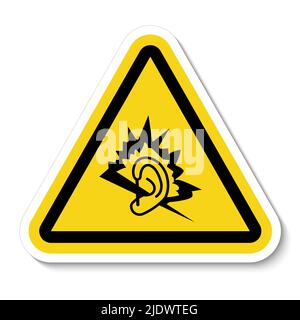 Noise Symbol Sign Isolate On White Background,Vector Illustration Stock Vector