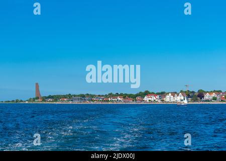 Naval Memorial of the sea resort Laboe on the Kiel Fjord, Baltic Sea, district Ploen, Northern Germany, Europe Stock Photo